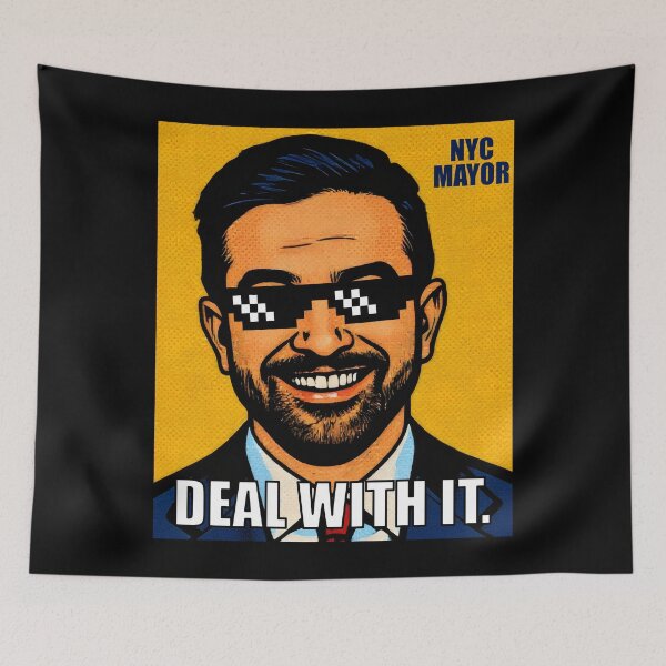 Item preview, Zohran NYC Mayor Deal With It Haters Meme designed and sold by EthosWear.