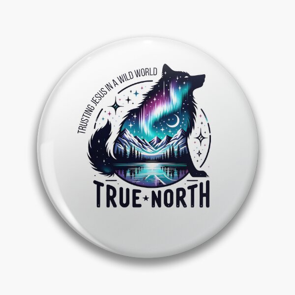 Artikelvorschau, True North – Christus in einer wilden Welt vertrauen (Kinderbibelwoche) – Wolfsliebhaber entworfen und verkauft von jakaun.