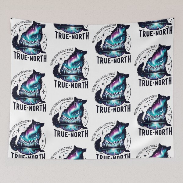 Item preview, True North Trusting Christ In A Wild World VBS Wolf Lover designed and sold by jakaun.
