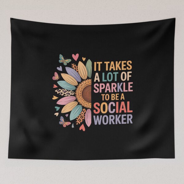 Item preview, Social Worker Flower Motivational designed and sold by LittleBO5.