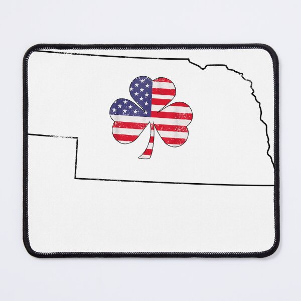 Item preview, Nebraska Irish American Shamrock designed and sold by LiviuGligoros.