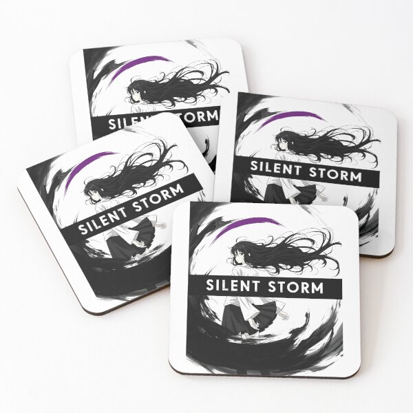Item preview, Silent Storm – Dark Anime Ink Phone Case designed and sold by blacksealstudio.