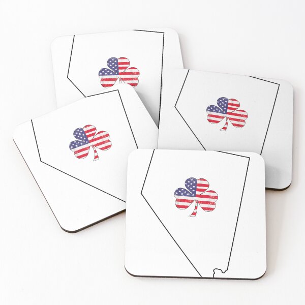Item preview, Nevada Irish American Shamrock designed and sold by LiviuGligoros.