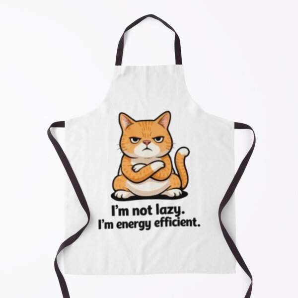Item preview, I’m Not Lazy, I’m Energy Efficient – Grumpy Cat Design designed and sold by Puretrendsetter.