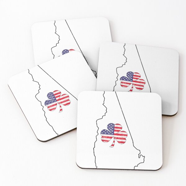 Item preview, New hampshire Irish American Shamrock designed and sold by LiviuGligoros.