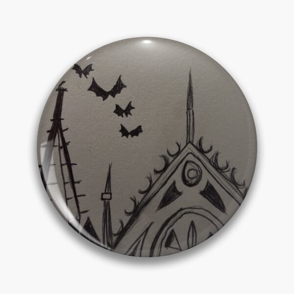 Item preview, Haunted vampire house art designed and sold by Madysenc7071.