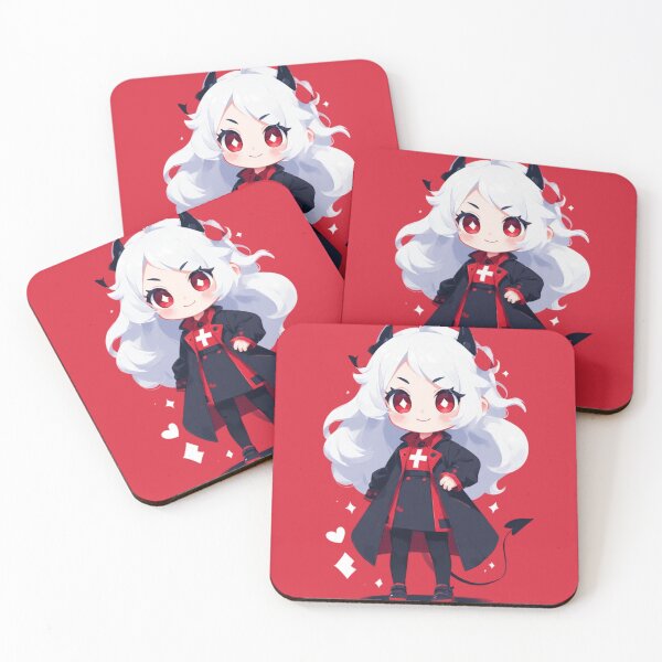 Item preview, Cute Chibi Demon Girl - Kawaii Dark Aesthetic designed and sold by Jimakmo.