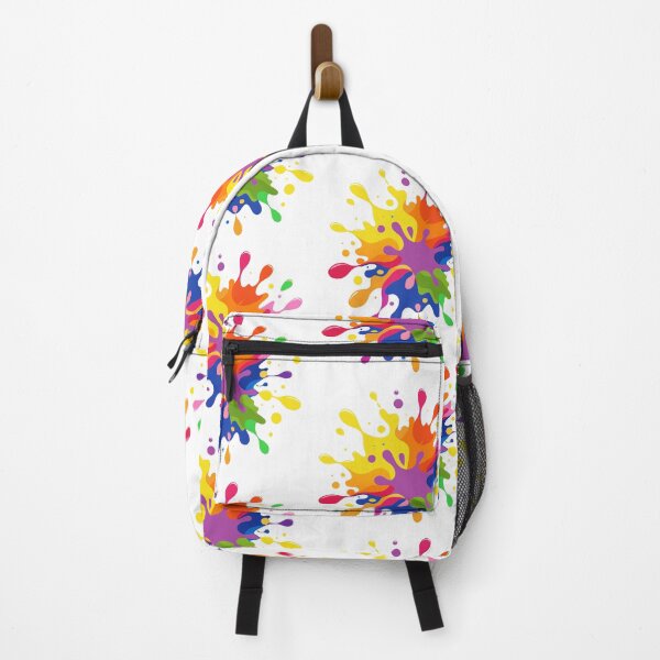 Item preview, Vibrant Multi-Color Paint Splash with Dynamic Liquid Droplets and Splatter Art designed and sold by Jirada.
