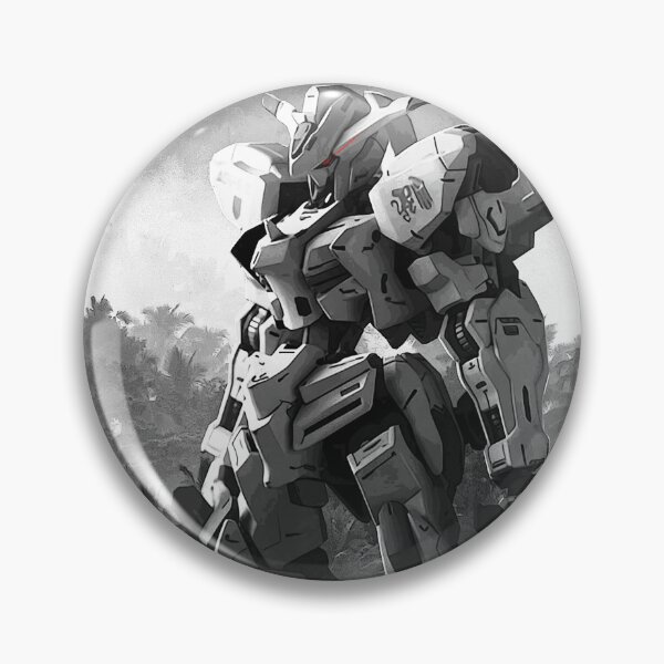 Item preview, black white ASW G01 Gundam Bael Barbatos artwork designed and sold by sabartgunpla.
