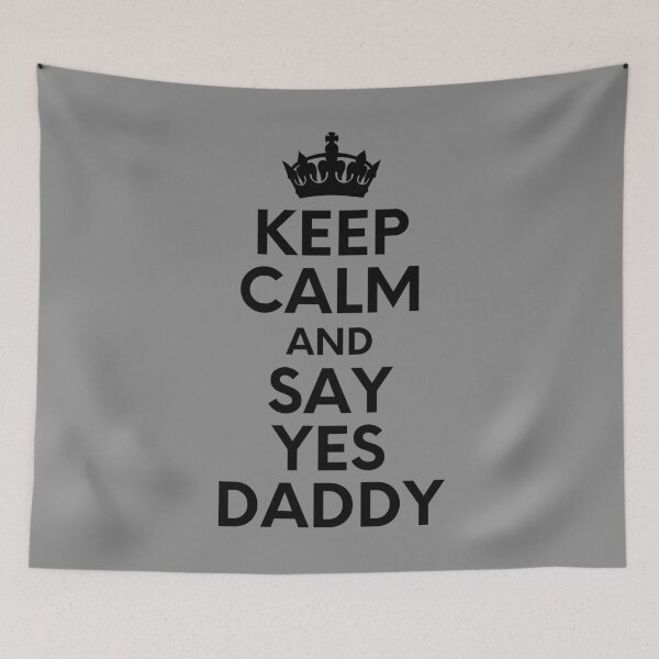 Item preview, Say Yes, Daddy - Black designed and sold by Laymela Underground.
