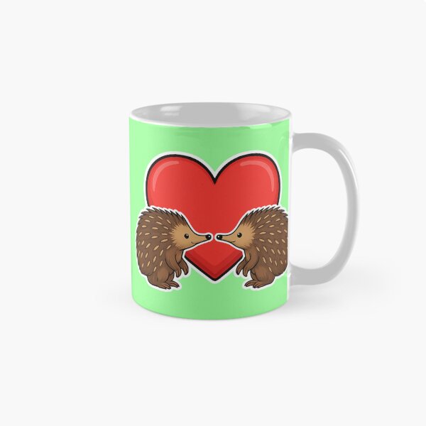 Artikelvorschau, Süße Echidna-Herz-Illustration – Niedliches Valentinstags-Tierliebesdesign als Geschenk für Paare entworfen und verkauft von AnTartstudios.