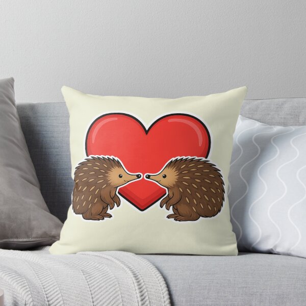 Item preview, Sweet Echidna Heart Illustration - Cute Valentine Animal Love Design for Couples Gifts designed and sold by AnTartstudios.