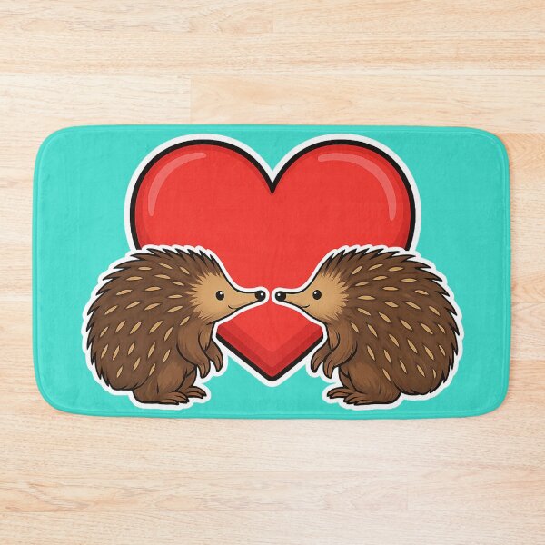 Item preview, Sweet Echidna Heart Illustration - Cute Valentine Animal Love Design for Couples Gifts designed and sold by AnTartstudios.