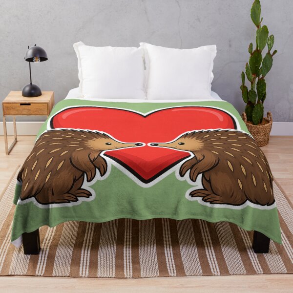 Item preview, Sweet Echidna Heart Illustration - Cute Valentine Animal Love Design for Couples Gifts designed and sold by AnTartstudios.
