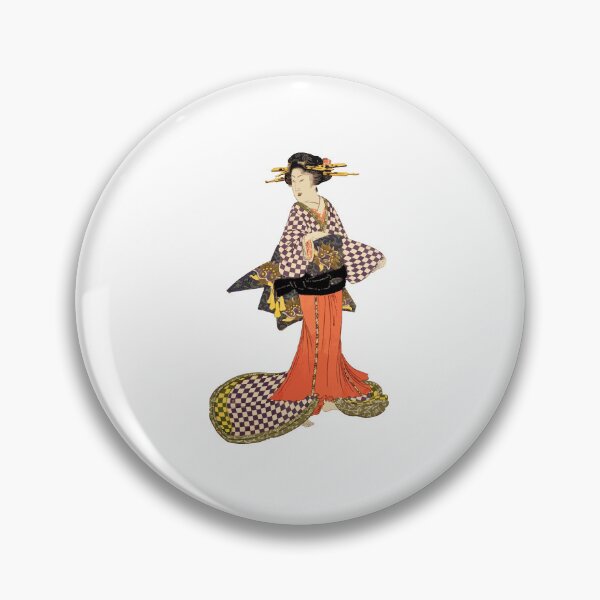 Item preview, Japan Ukiyoe woman red purple white kimono designed and sold by Ukiyoe_japan.