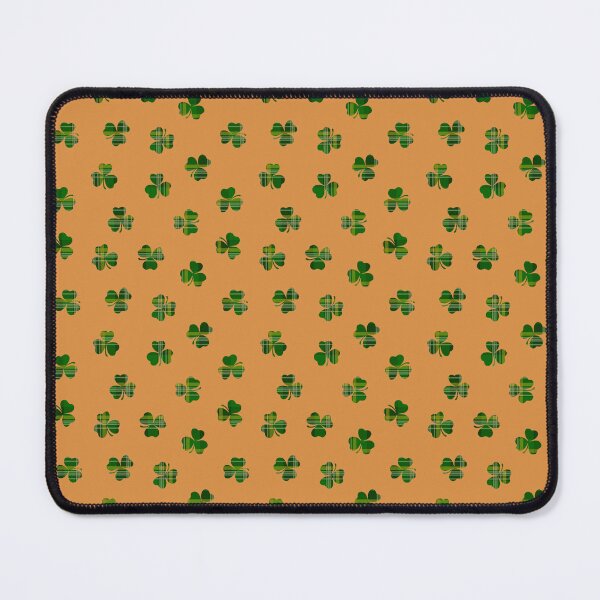 Item preview, Lucky Plaid Clover Leaf for St Patrick’s Day Decor, Green Shamrock for Irish Holiday Celebrations designed and sold by piptompatternco.