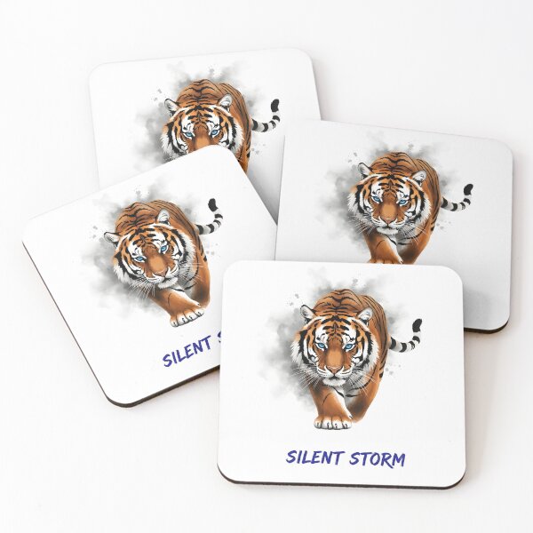 Item preview, Silent Storm Tiger – Powerful Ink Art Case designed and sold by blacksealstudio.