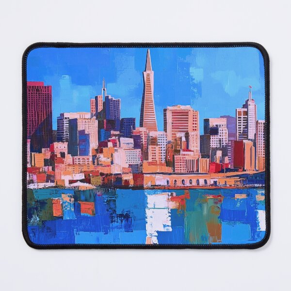Item preview, San Francisco Skyline – Pacific Blue Dusk designed and sold by SkylineVistas Designs.