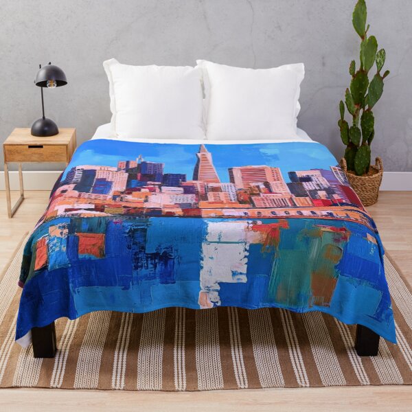Item preview, San Francisco Skyline – Pacific Blue Dusk designed and sold by SkylineVistas Designs.