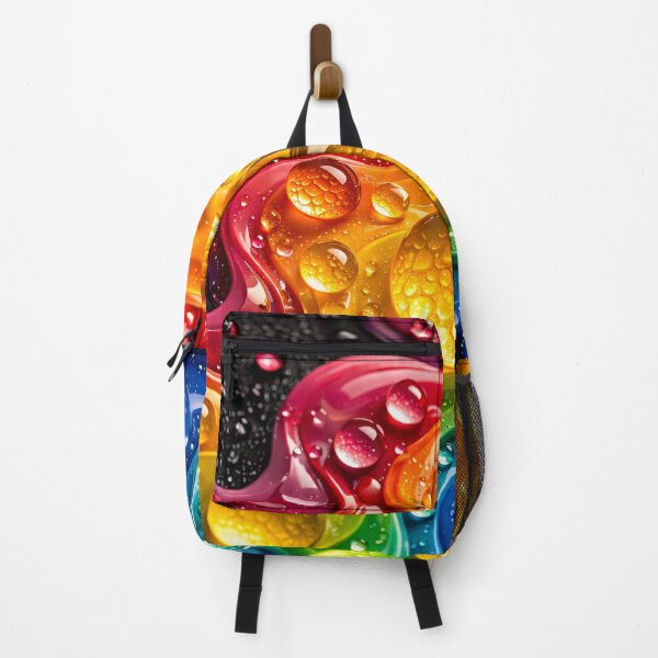 Item preview, Rainbow Liquid Droplets designed and sold by Kaleidoscope Print.