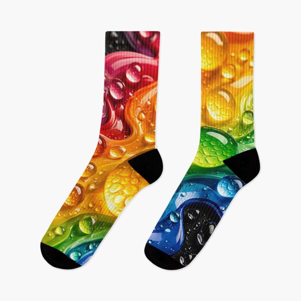 Item preview, Rainbow Liquid Droplets designed and sold by Kaleidoscope Print.