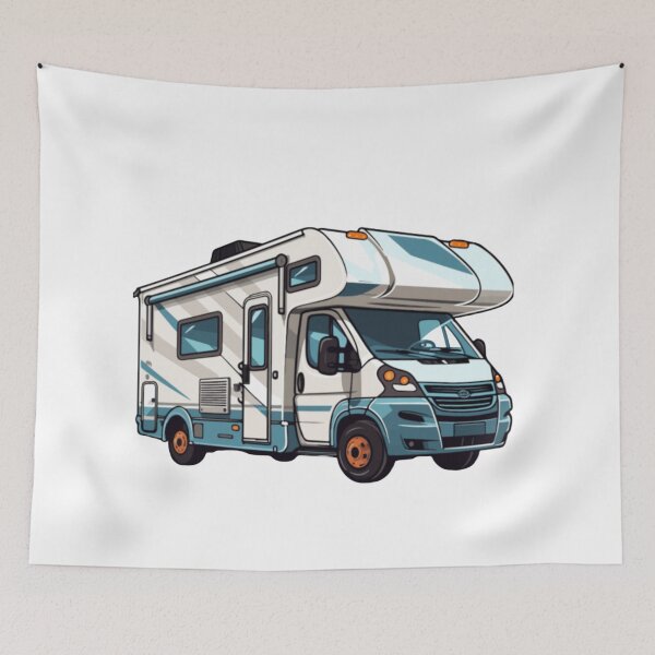 Item preview,  Modern RV Motorhome Illustration - Camping Life Design designed and sold by A&.