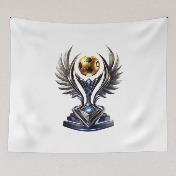 Item preview, Elegant Golden Football with Silver Wings designed and sold by Bulk store .