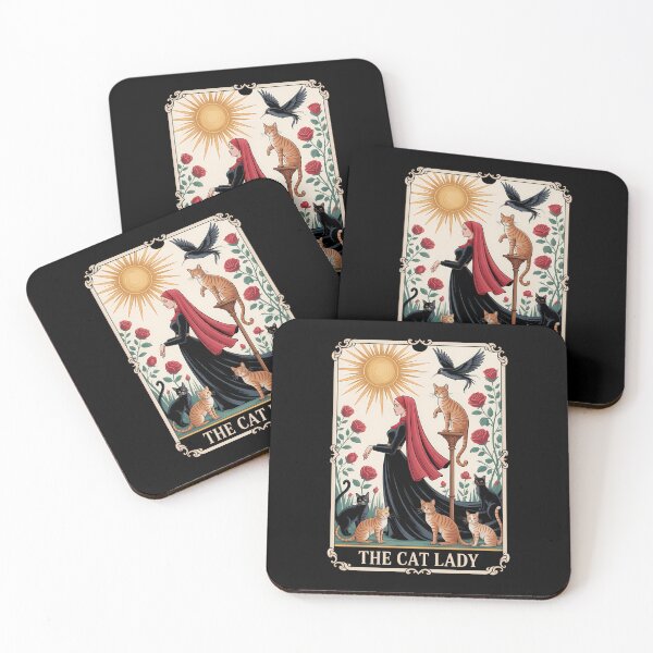Item preview, Tarot Card Gothic Cat Mom designed and sold by LittleBO5.