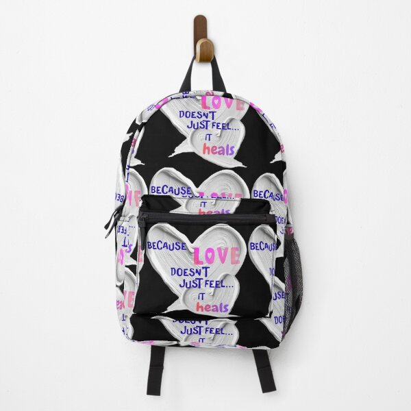 Item preview, Because Love Doesn’t Just Feel… It Heals – Pink Heart Aesthetic designed and sold by LovelyHappyGift.