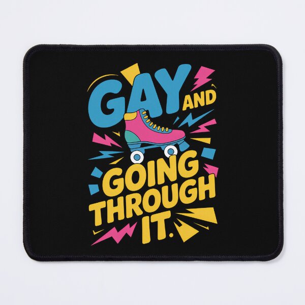 Item preview, Roller Skate Gay Party LGBTQ Pride Saying designed and sold by LittleBO5.