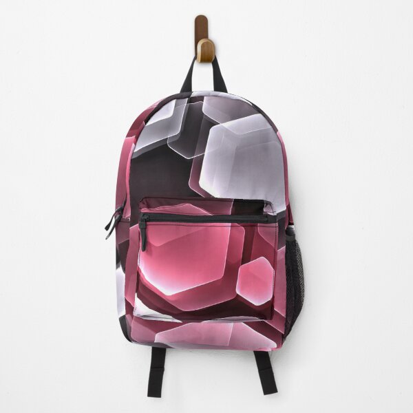 Item preview, Pink Hexagon Glow designed and sold by Kaleidoscope Print.