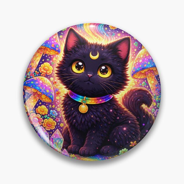 Item preview, Midnight Whiskers in a Psychedelic Bloom designed and sold by Luinscy.