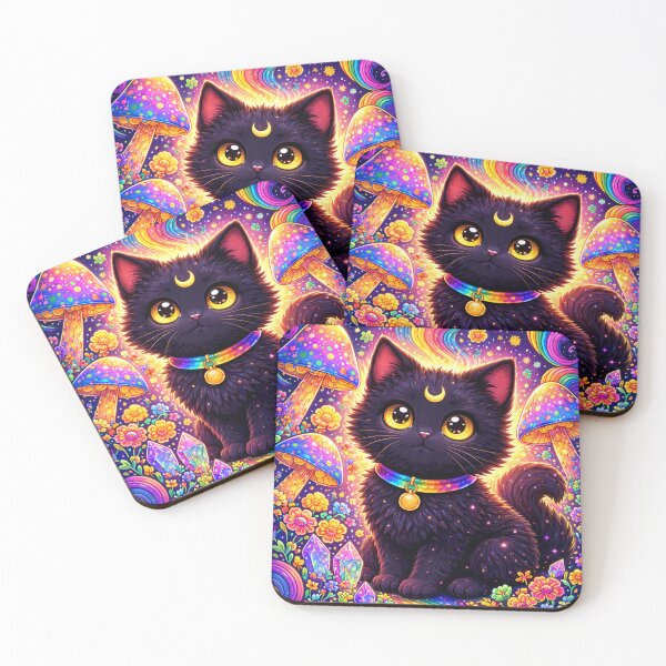 Item preview, Midnight Whiskers in a Psychedelic Bloom designed and sold by Luinscy.