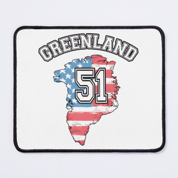 Item preview, Greenland 51 Usa Flag Map designed and sold by SullivanxjOStud.