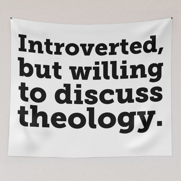 Item preview, Introverted Theologian designed and sold by Fifteenfps.