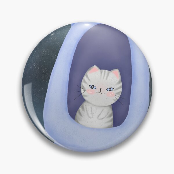 Item preview, Ethereal Pod Cat – Enchanted Celestial Traveler in a Cosmic Cradle designed and sold by Soul In Line.