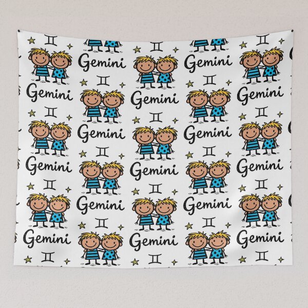 Item preview, Gemini Zodiac Hand-Writing style: Gemini Zodiac Sign – Cartoon Handwritten Astrology Design designed and sold by Arte Cartoon From TagTeam Group.