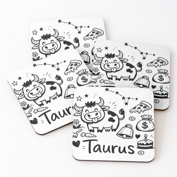 Item preview, Taurus Zodiac Hand-Writing style: Taurus Zodiac Sign – Cartoon Handwritten Astrology Design designed and sold by Arte Cartoon From TagTeam Group.