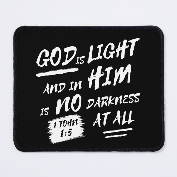 Item preview, 1 John 1:5 God Is Light Bible Verse designed and sold by Clothed in Scripture.