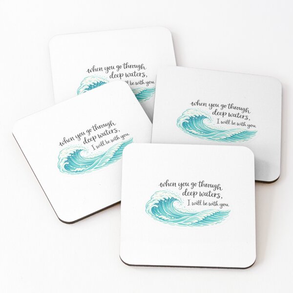 Item preview, Isaiah 43:2 Wave designed and sold by made-bymadison.