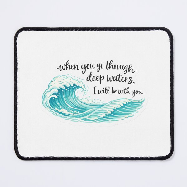 Item preview, Isaiah 43:2 Wave designed and sold by made-bymadison.