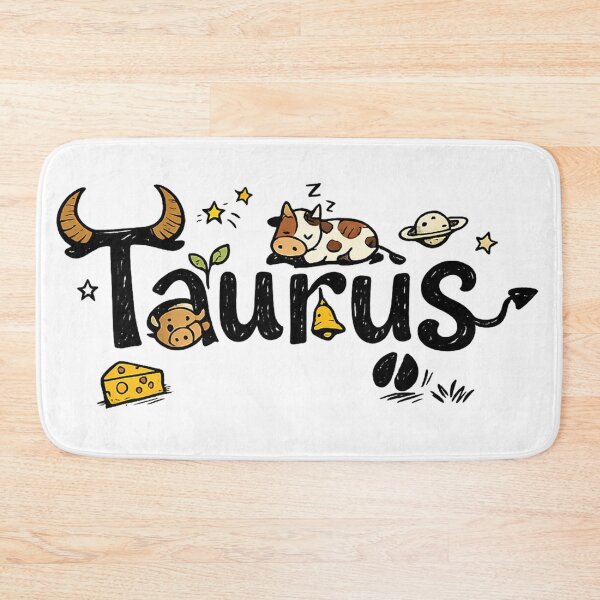 Item preview, Taurus Zodiac: Taurus Zodiac Sign – Cartoon Handwritten Astrology Design designed and sold by Arte Cartoon From TagTeam Group.