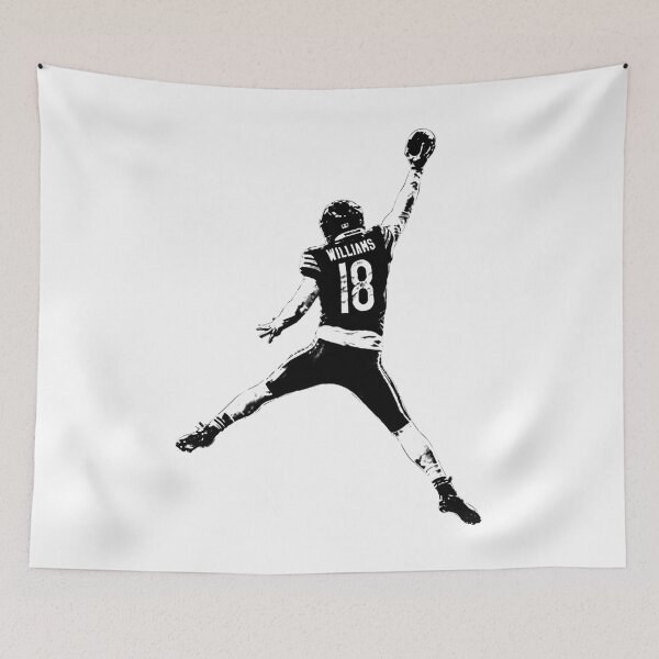 Item preview, Caleb Williams Jump Man designed and sold by oeridmd.