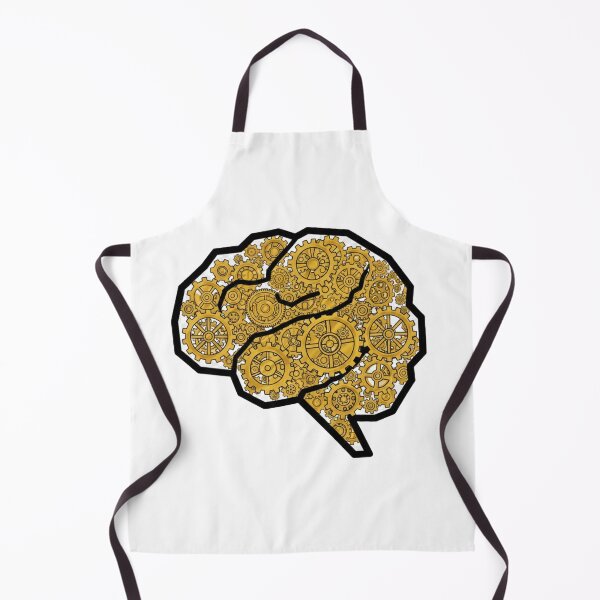 Item preview,  Golden Gears Inside Human Brain - Intellectual Design designed and sold by A&.
