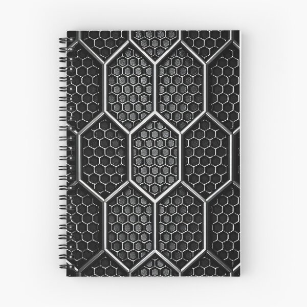 Item preview, Black Hex Grid designed and sold by Kaleidoscope Print.