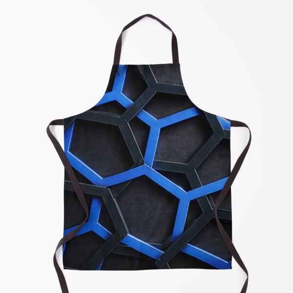 Item preview, Cobalt Hex Mesh designed and sold by Kaleidoscope Print.