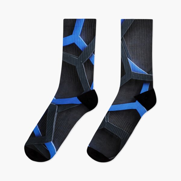 Item preview, Cobalt Hex Mesh designed and sold by Kaleidoscope Print.