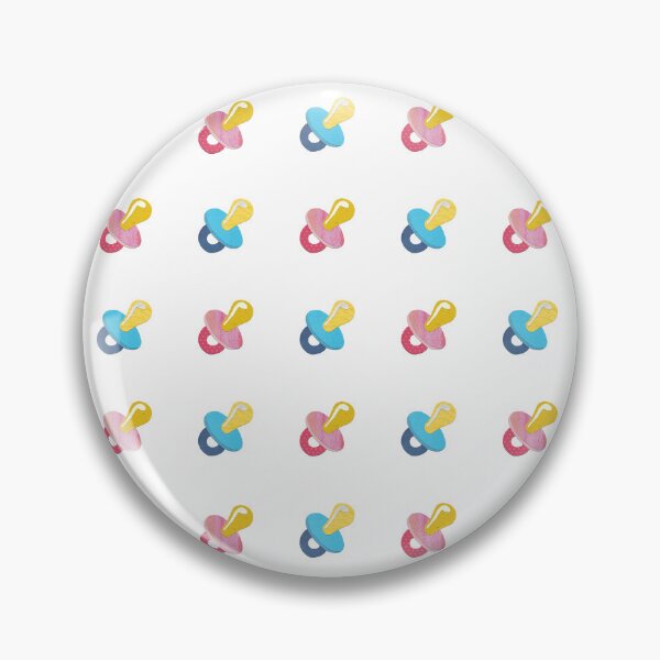 Item preview, Gender Reveal Baby Pacifier / Dummy Set Paper Collage designed and sold by toowoosh.