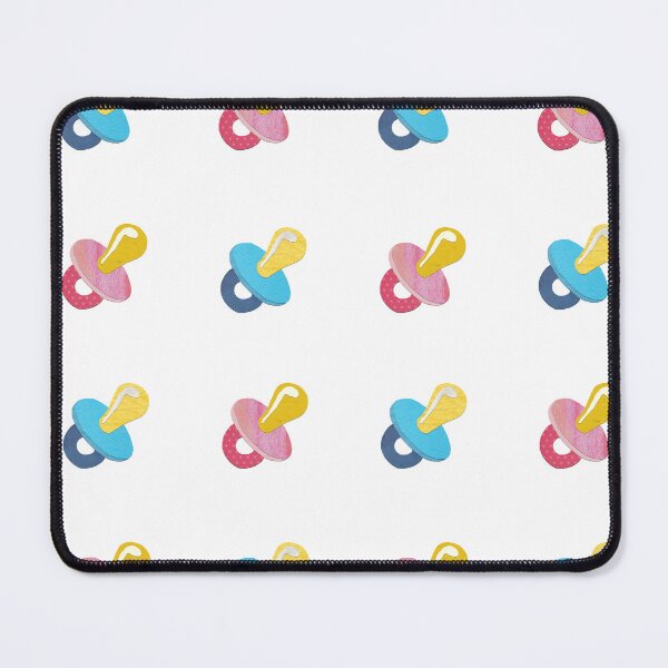 Item preview, Gender Reveal Baby Pacifier / Dummy Set Paper Collage designed and sold by toowoosh.