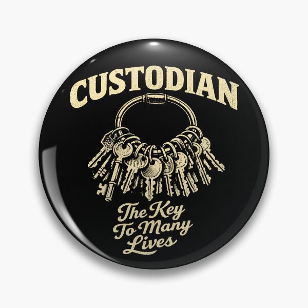 Item preview, Custodian The Key To Many Lives Funny Custodian Gear designed and sold by DynamicDesign.
